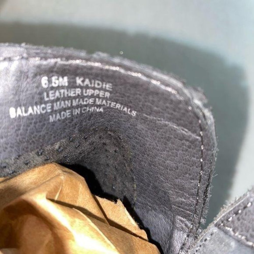 Dolce Vita Kaidie Slate Gray Leather Bootie 6.5 - Picture 8 of 9